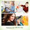 12-set paint by numbers kit for adult beginners—each 8×8-inch framed canvas with acrylic paints, perfect for DIY painting parties, classroom activities, and creative birthday gifts.